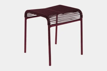 Säntis 1er-Hocker Spaghetti pulverbeschichtet