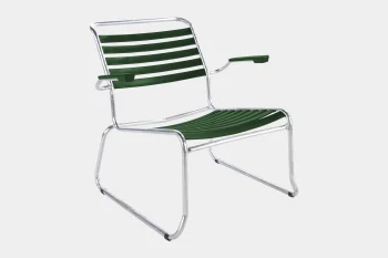 Schaffner Kufen-Lounger Lättli mit Armlehnen