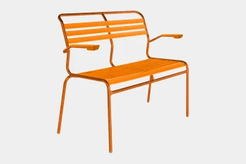 Schaffner Säntis 2er-Bank Lättli mit Armlehnen