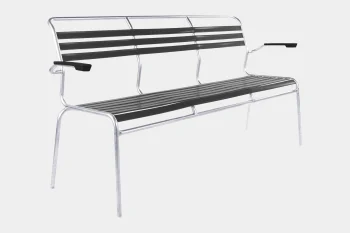 Schaffner Säntis 3er-Bank Lättli mit Armlehnen