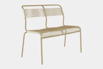 Schaffner Säntis 2er-Bank Spaghetti ohne Armlehnen